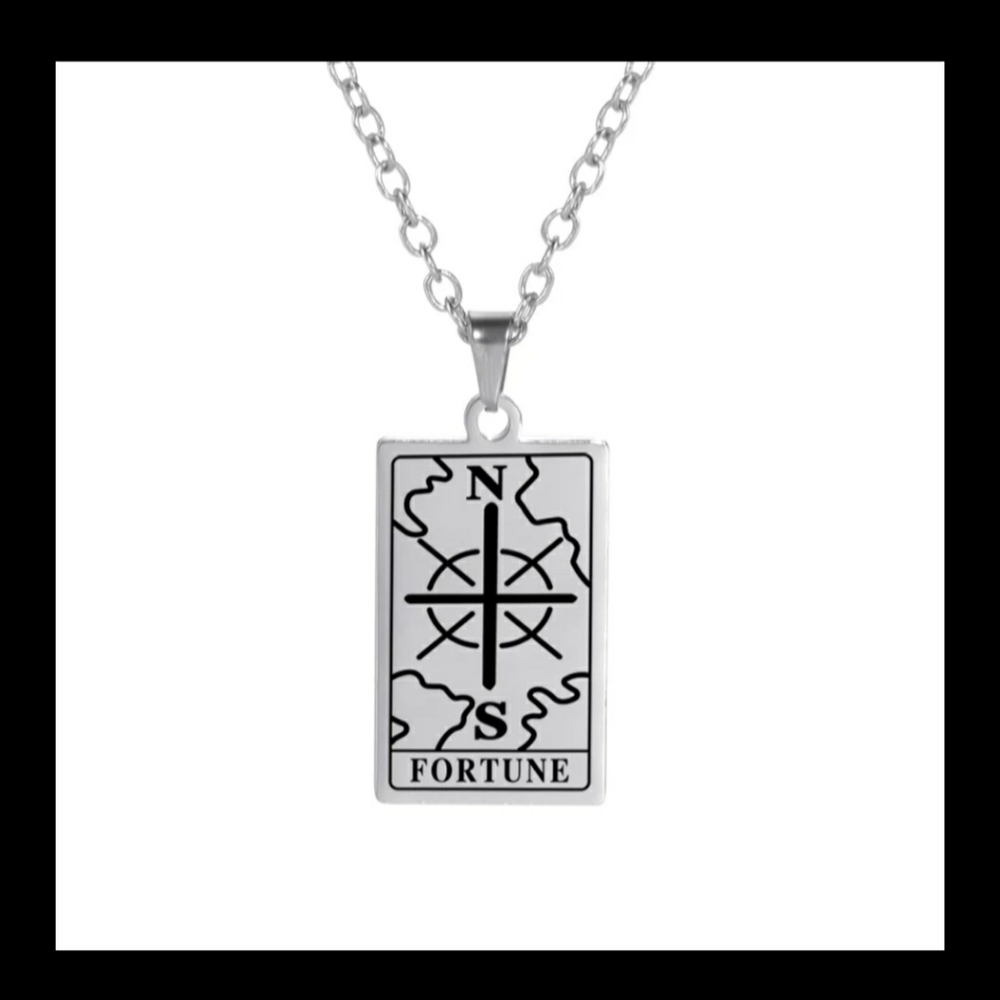 "FORTUNE" Tarot Card Necklace